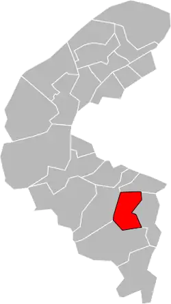 Location of Châtillon