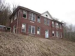 Old high school building in Hazel Hurst, April 2012