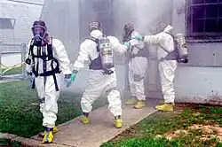 Level C/type 4 suit.