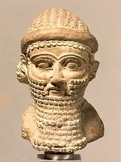 Male head; circa late 8th–early 7th century; ceramic; 12.5&nbsp;cm; Metropolitan Museum of Art