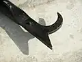 The head of a short firefighter's pike pole