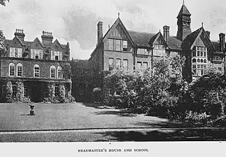 The herbaceous border in the Headmaster's Garden, when D.G.E. Hall lived in the house in the 1940s.