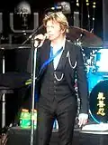 David Bowie during the Heathen Tour