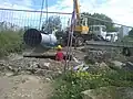 Repairing of heating pipeline in Tondiraba