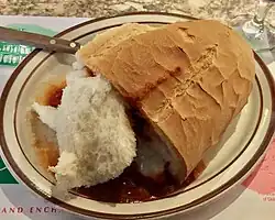 Heel sandwich from Naples Spaghetti House, Steubenville, Ohio