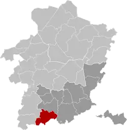 Location of Heers in Limburg