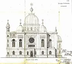 Southern side view
