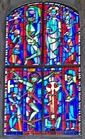 Heliga Kors kyrka, window