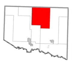Location within Iron County