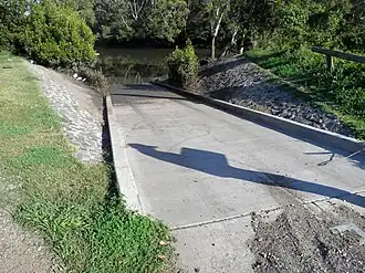 Canoe ramp at Fleming Road Park, Hemmant