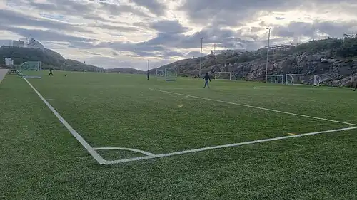 Henningsvær Stadion - looking southwest