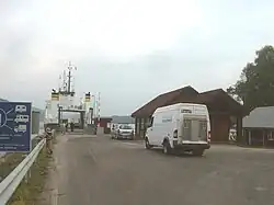 The ferry dock in Hennset