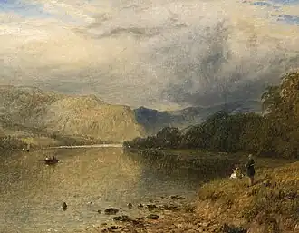 An English Lake by Henry Dawson (1851)