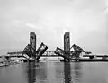 The bridge in the half-closed position, 1994