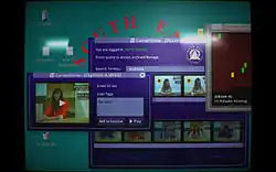 Computer desktop with video clip preview, with the user tag "Nervous?"
