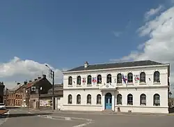 The town hall in Hergnies