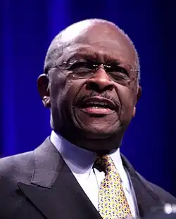 Businessman Herman Cain of Georgia,[16] a 2000 and 2012 presidential candidate