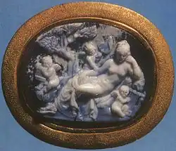 art of Hermaphroditus and cupids