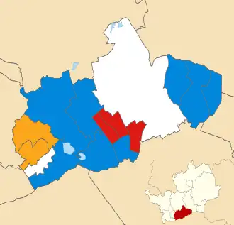 2003 results map
