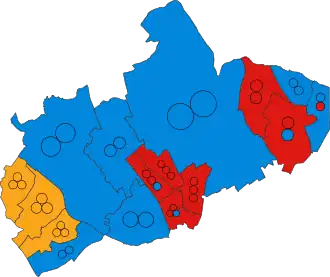 2023 results map