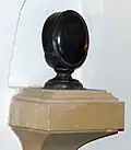 Capsule containing the heart of Augustus II in the Dresden Cathedral.