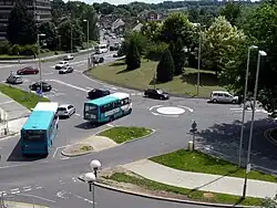 The north-east side of the Magic Roundabout