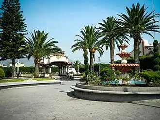 Main square, Progreso de Obregón