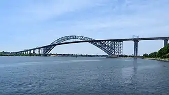 The Bayonne Bridge, the 6th longest steel arch bridge in the world