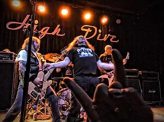 Toe Tag performing in 2019