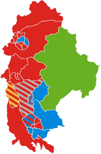 2023 results map