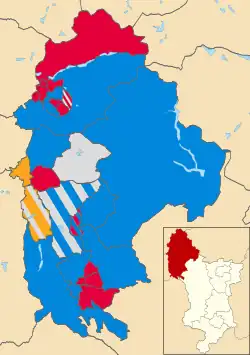 2011 results map