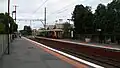 Southbound view from Platform 2, July 2010
