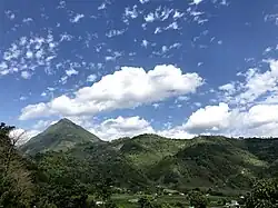 Hills of Rupakot as seen from the plains of Damuka