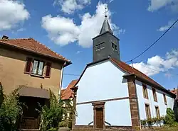 The church in Hinsbourg