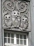 Detail from building on Brīvības street 37, Rīga (Architect: E. Laube)
