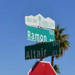 Historic Tennis Club Blade sign