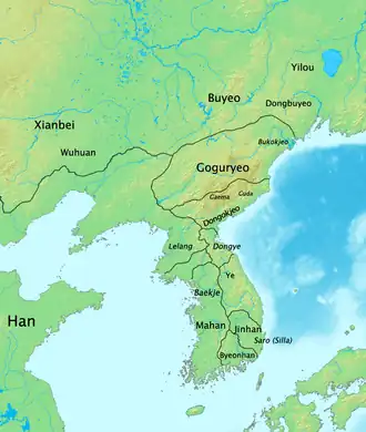 Four Commanderies of Han in 1st century CE