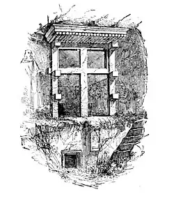 architectural drawing of a window