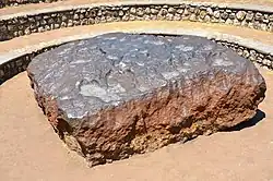 Hoba meteorite, the largest known intact meteorite
