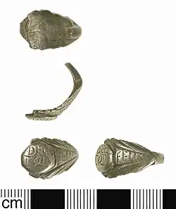 DEO TOTA ring from Hockliffe, Bedfordshire