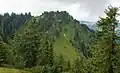 Hohenfluhalpkopf (1636 m, right)