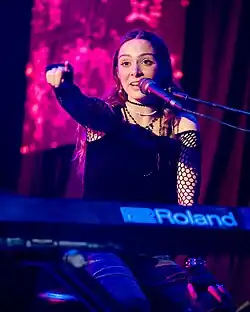 Holly Humberstone performing at The Roxy