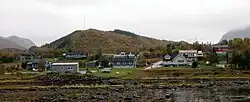 Seaside view of the village