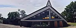 Holy Cross Cathedral, St Mary Catholic. Rear view