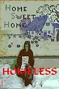 Poster protesting homelessness, 2010