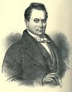 Hon. William Yale, portrait