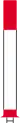 Temporary traffic cylinder