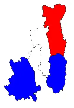 Location (red) in the Pa-O Self-Administered Zone