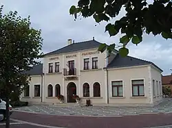 The town hall in Hordain
