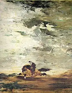 Scottish Horseman (ca. 1854), 145 x 145&nbsp;cm., Musée Gustave Moreau